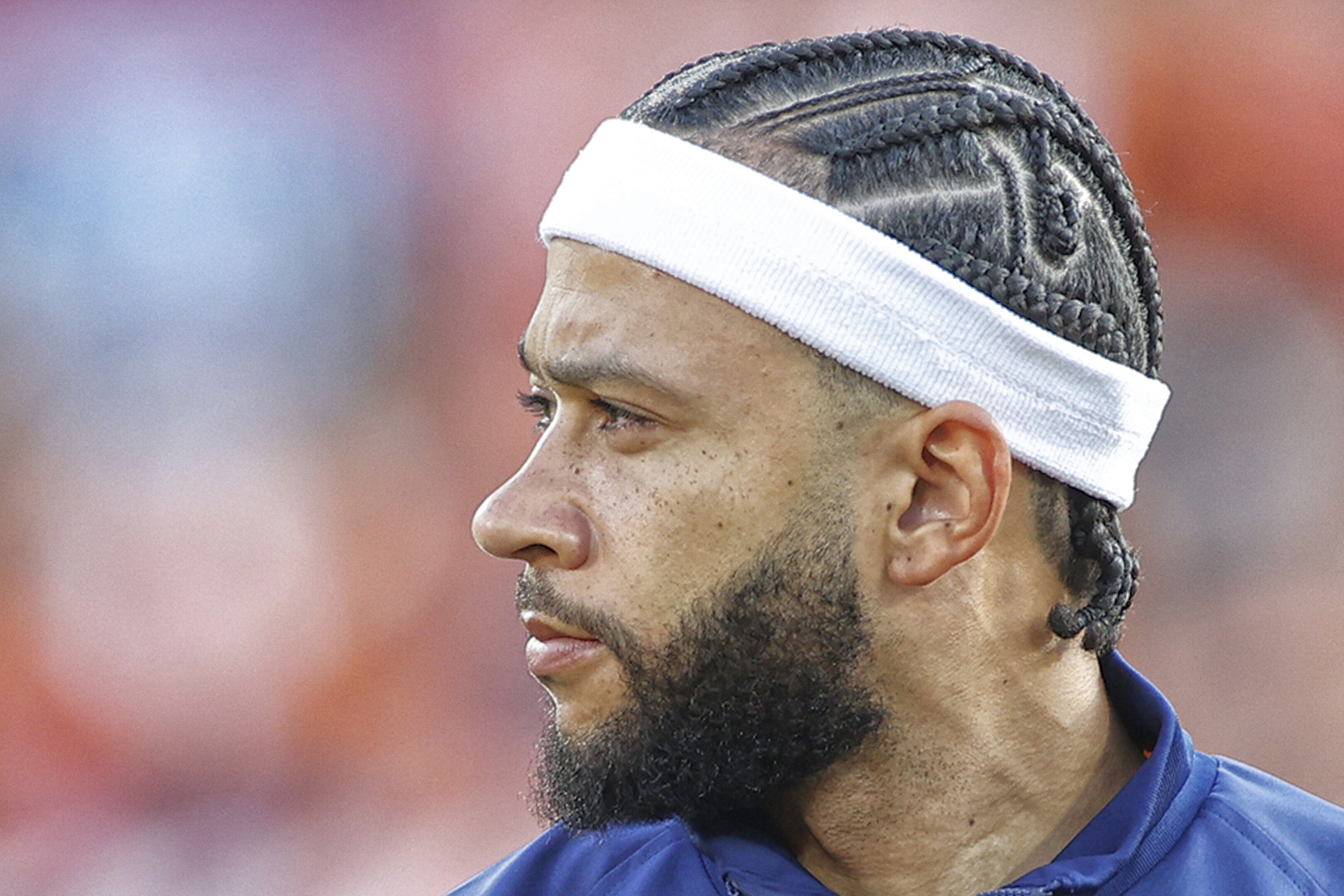 Memphis Depay met de veelbesproken band