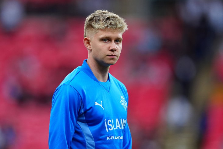 Kristian Hlynsson bij IJsland
