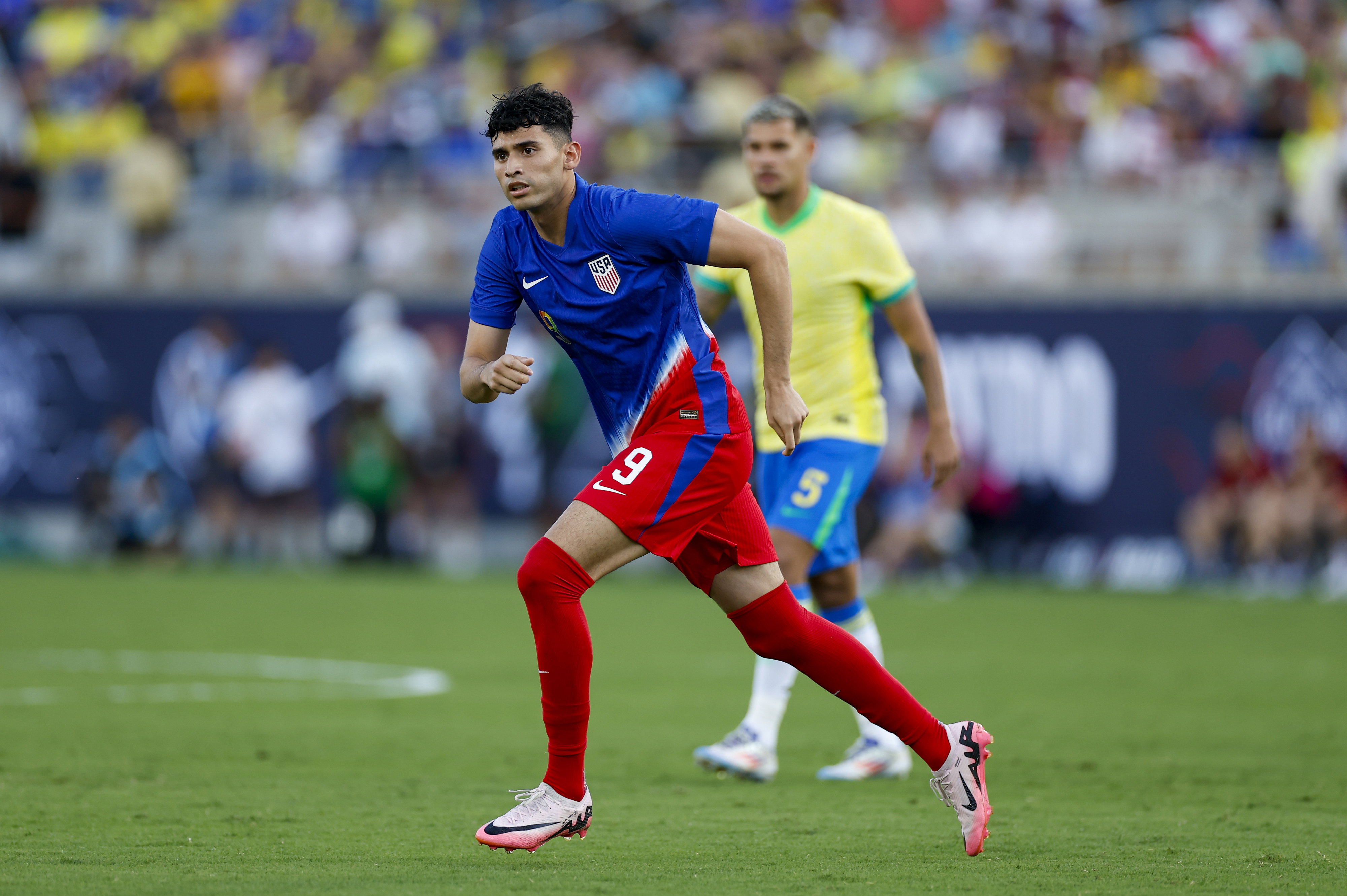 Ricardo Pepi in actie voor Team USA