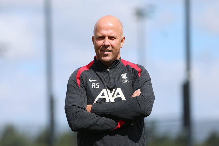 Arne Slot als manager van Liverpool FC
