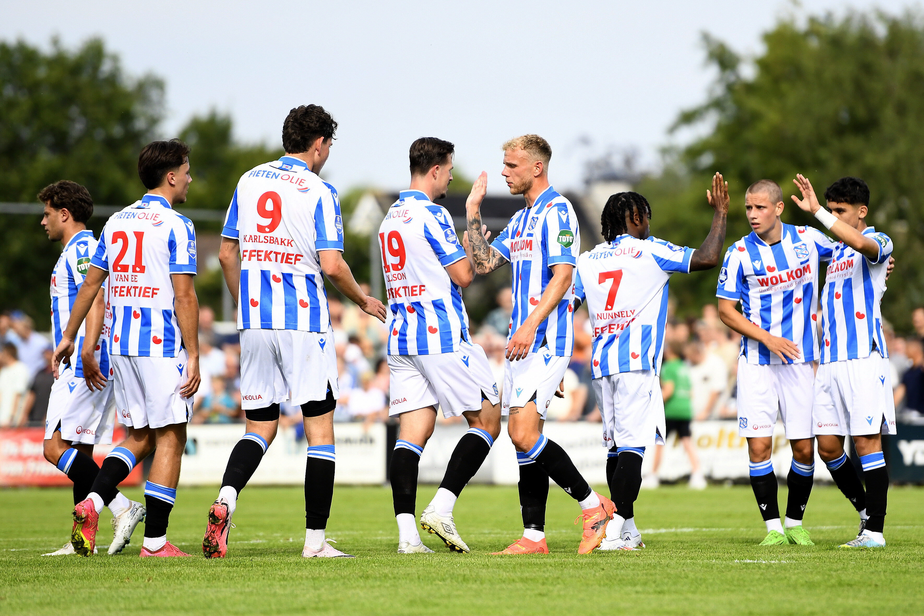 SC Heerenveen in de voorbereiding op het voorbije seizoen