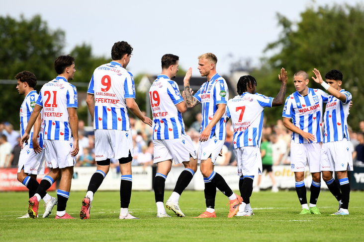 SC Heerenveen in de voorbereiding op het voorbije seizoen