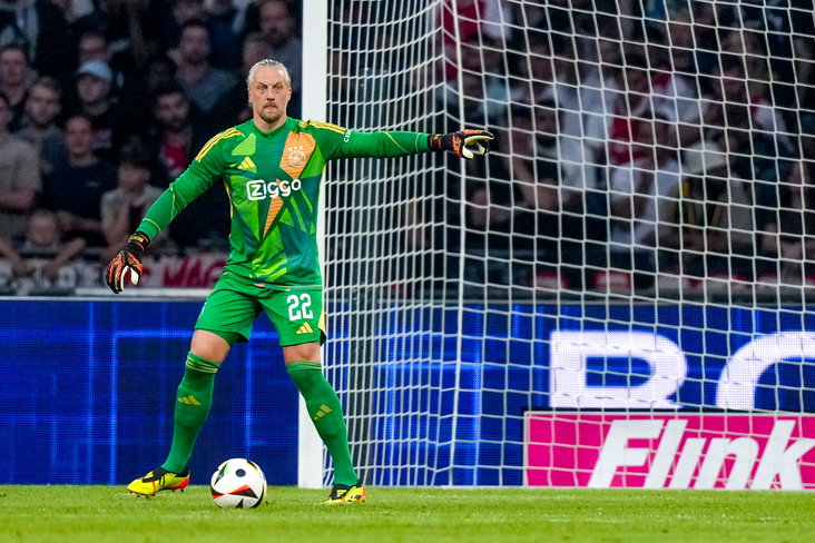 Remko Pasveer in de Johan Cruijff Arena tegen FK Vojvodina