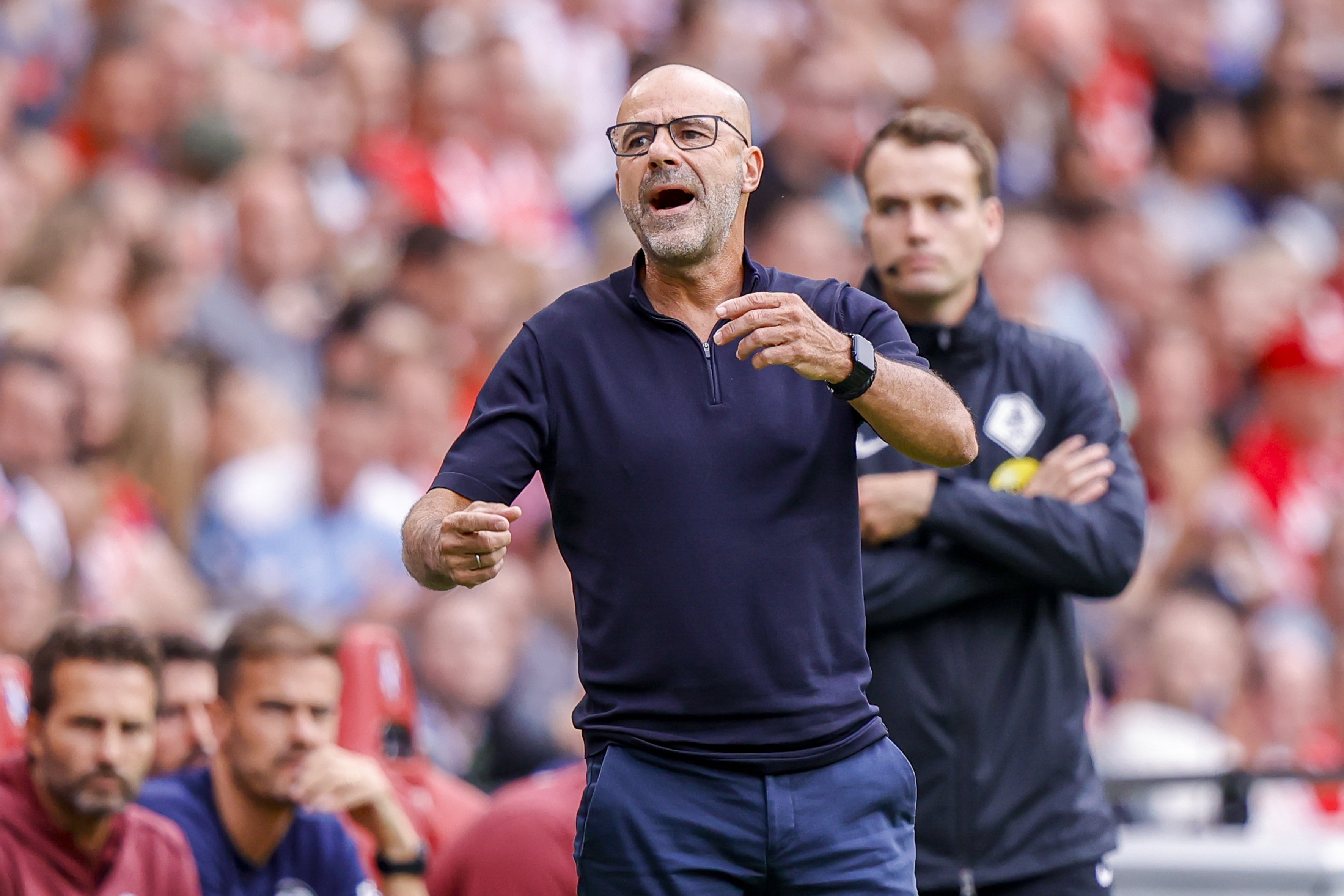 Peter Bosz in de voorbereiding 24/25