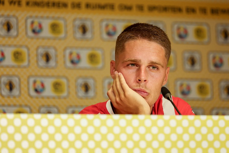 Joey Veerman na de wedstrijd om de Johan Cruijff Schaal