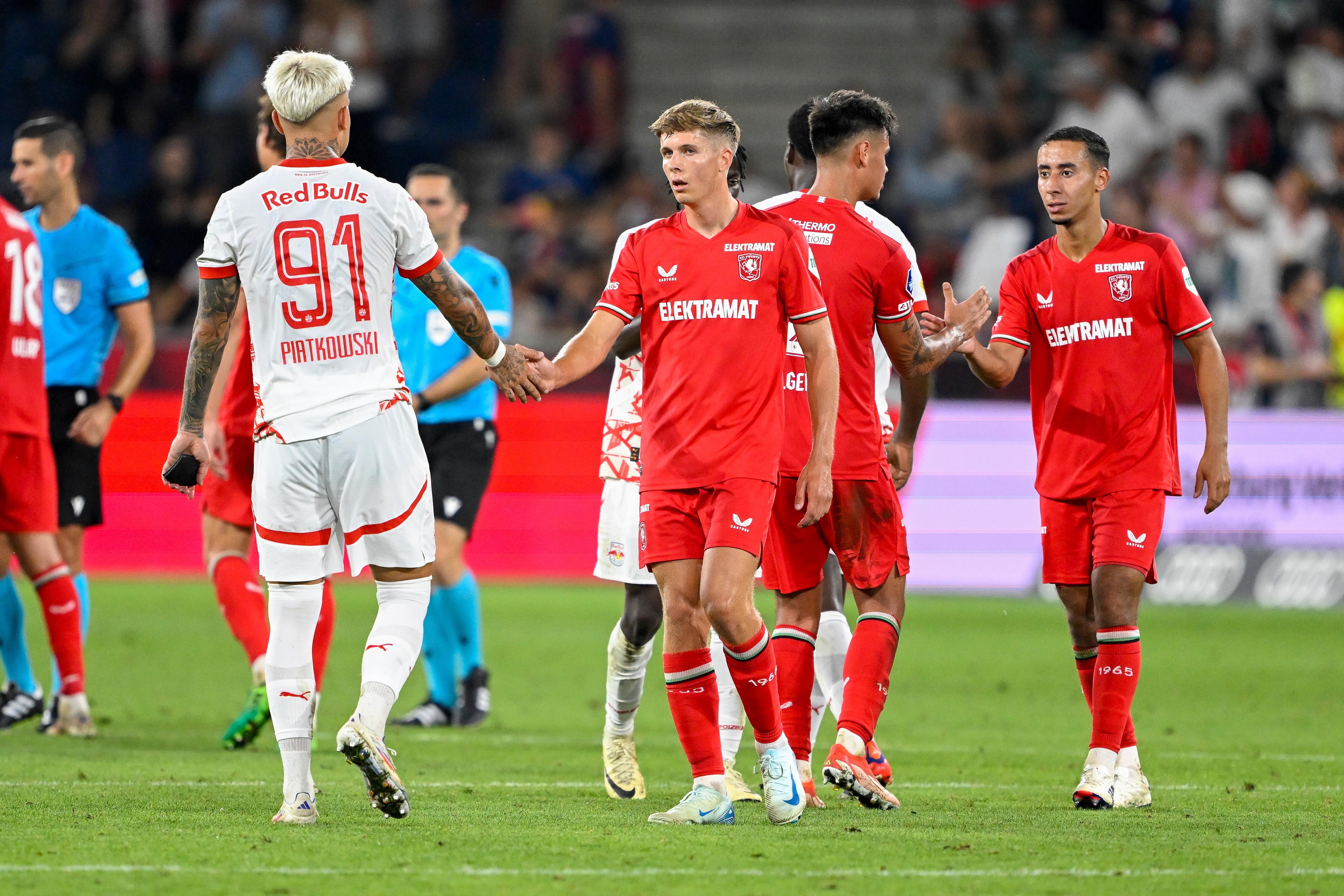 Gijs Besselink na het duel met Red Bull Salzburg