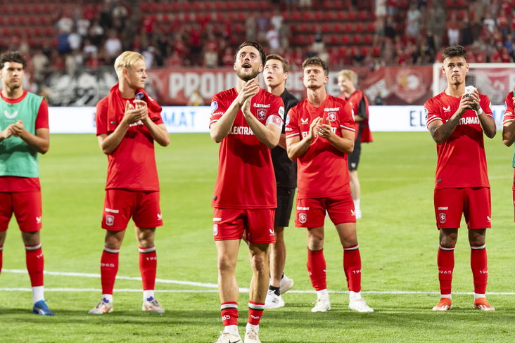 FC Twente na de uitschakeling tegen RB Salzburg
