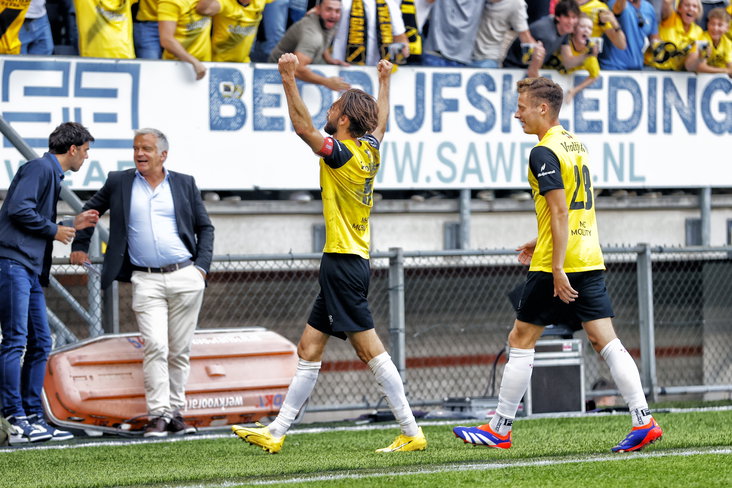 Jan van den Bergh na de 2-1 tegen Ajax