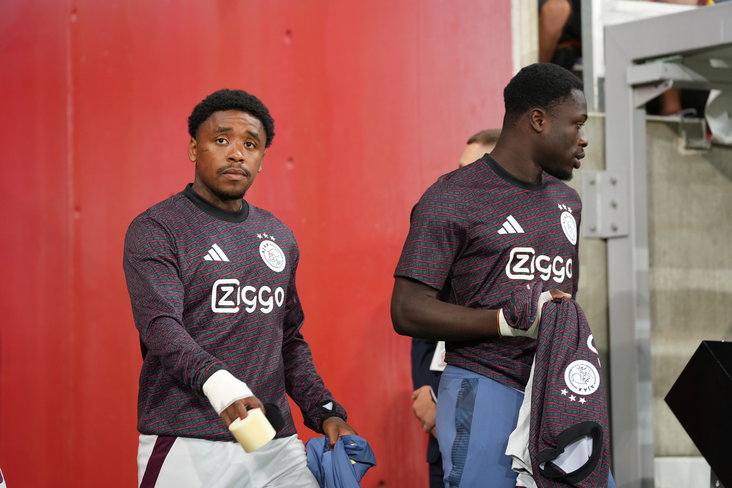 Steven Bergwijn en Brian Brobbey