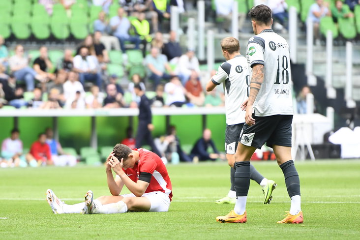 Ruben van Bommel baalt tegen FC Groningen