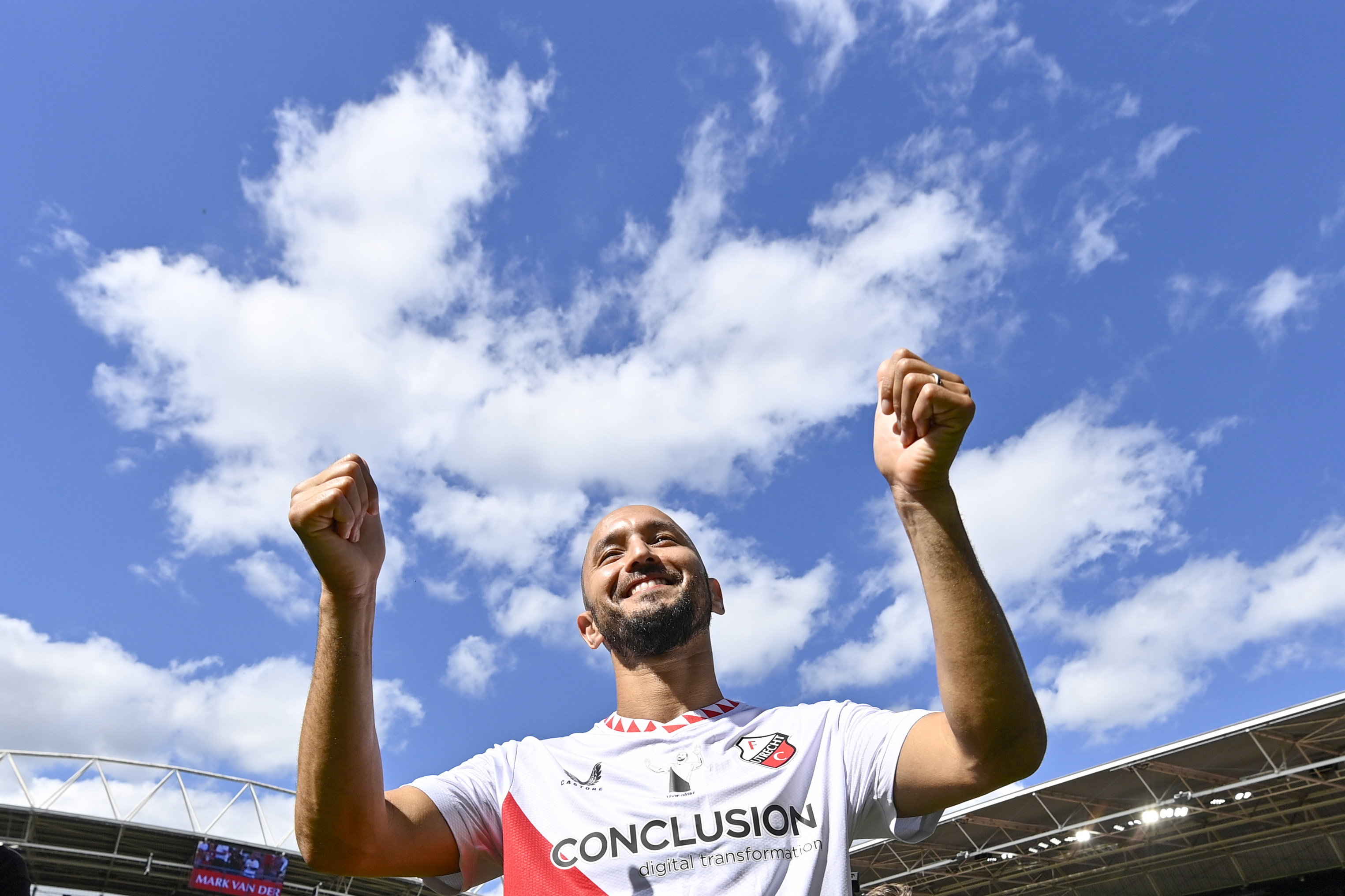 Mark van der Maarel tijdens zijn afscheidswedstrijd