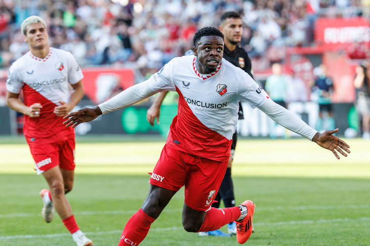 Noah Ohio viert een goal