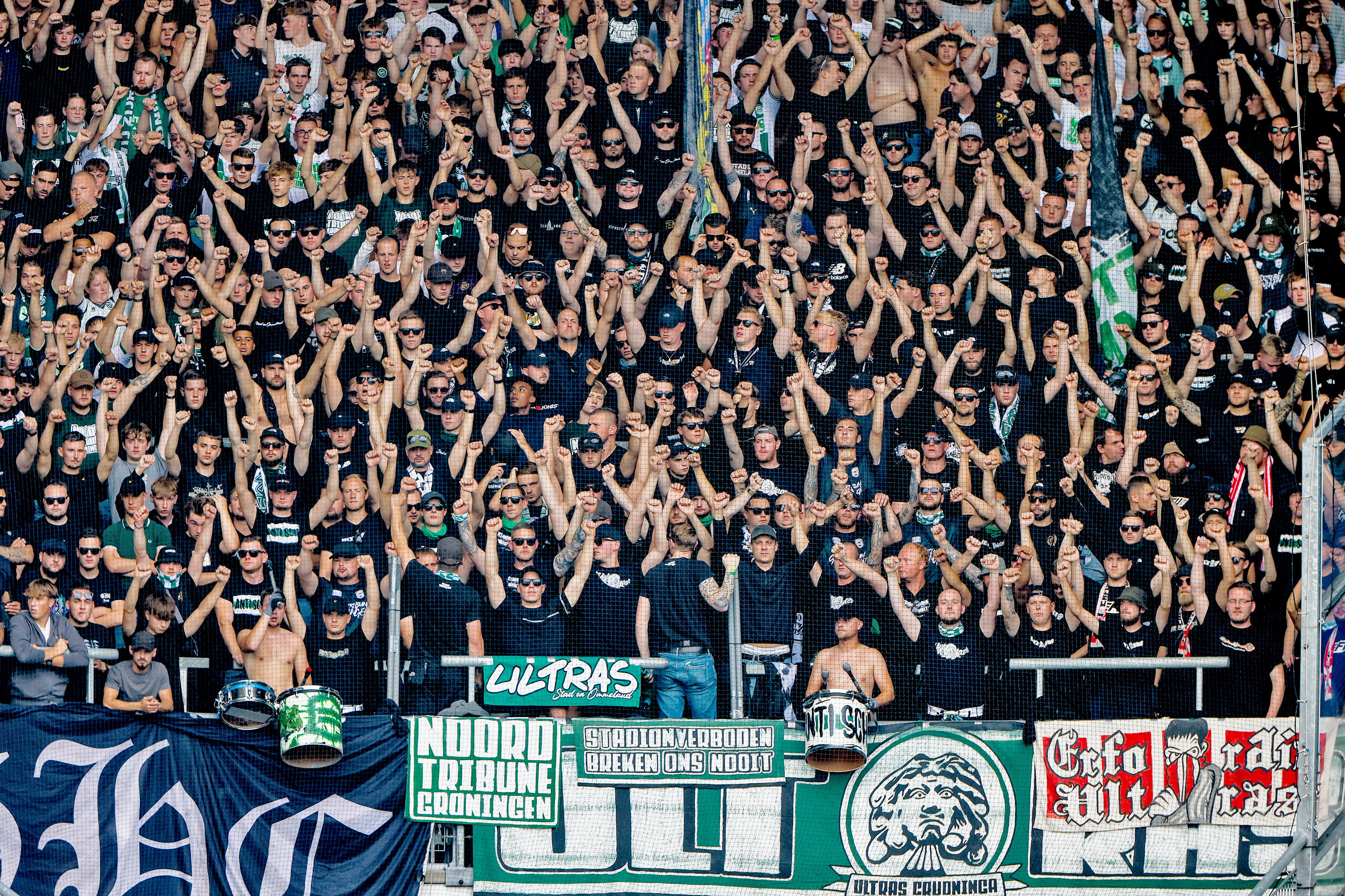 Het uitvak van FC Groningen tegen SC Heerenveen