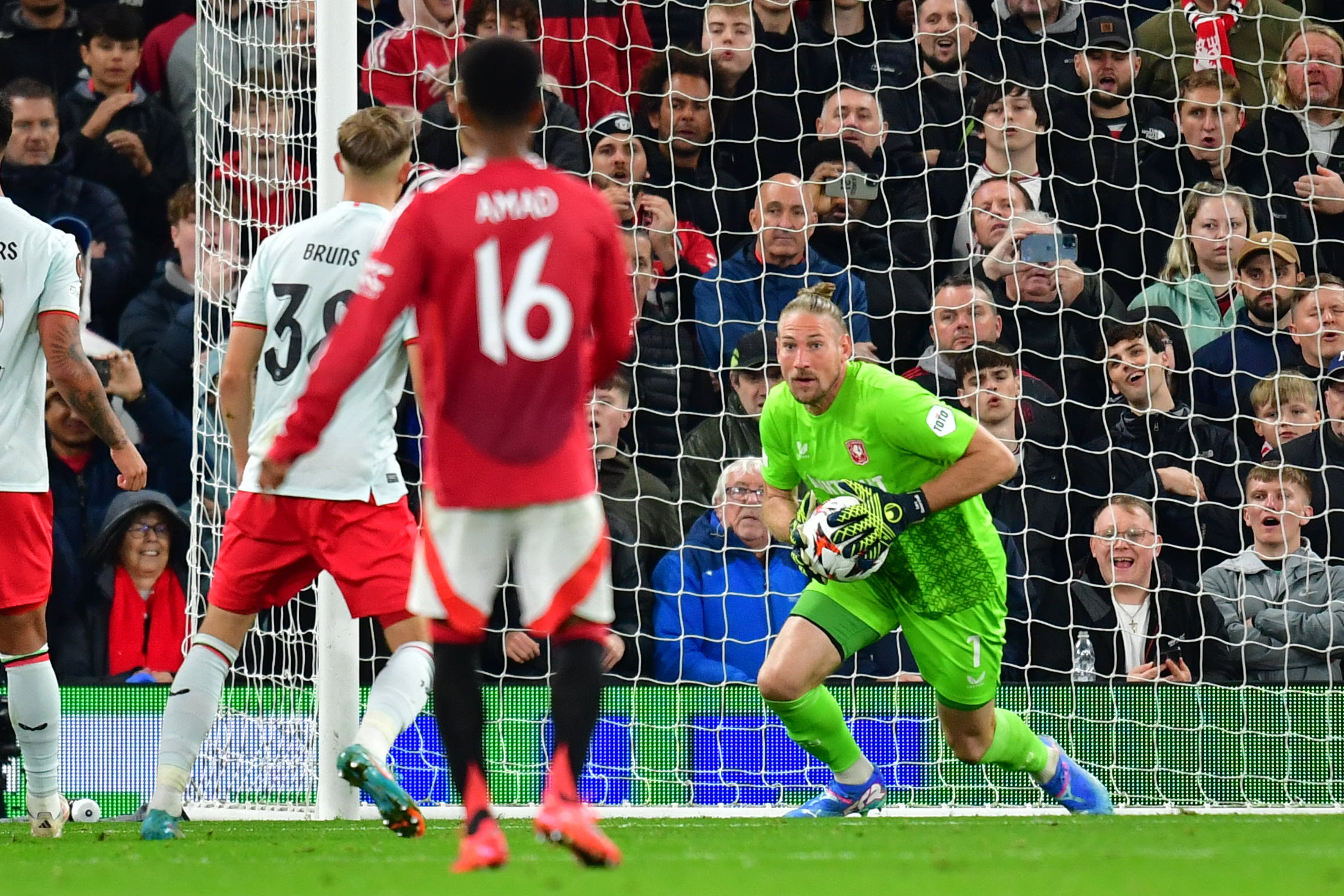 Lars Unnerstall tegen Manchester United