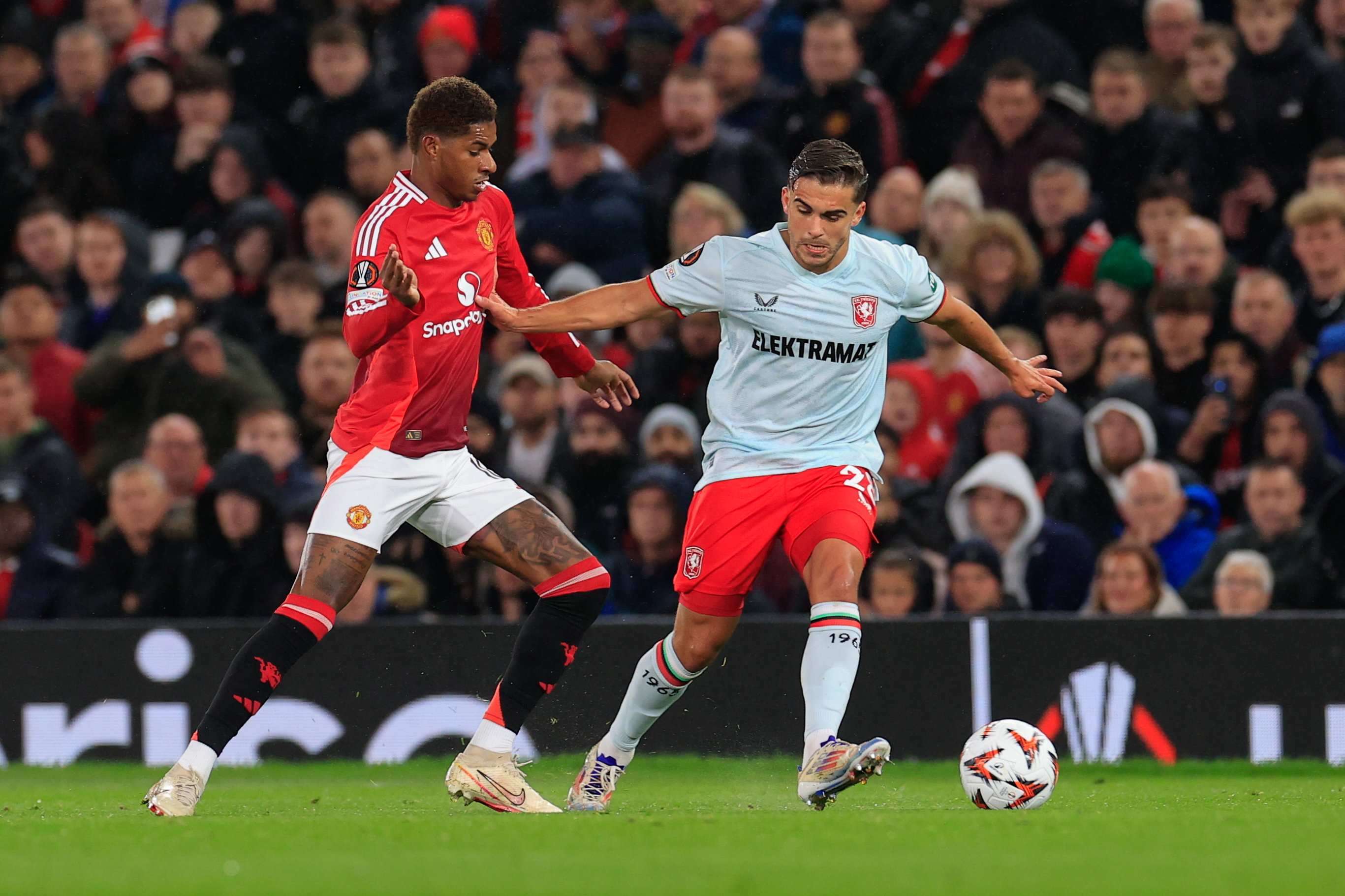 Marcus Rashford en Bart van Rooij