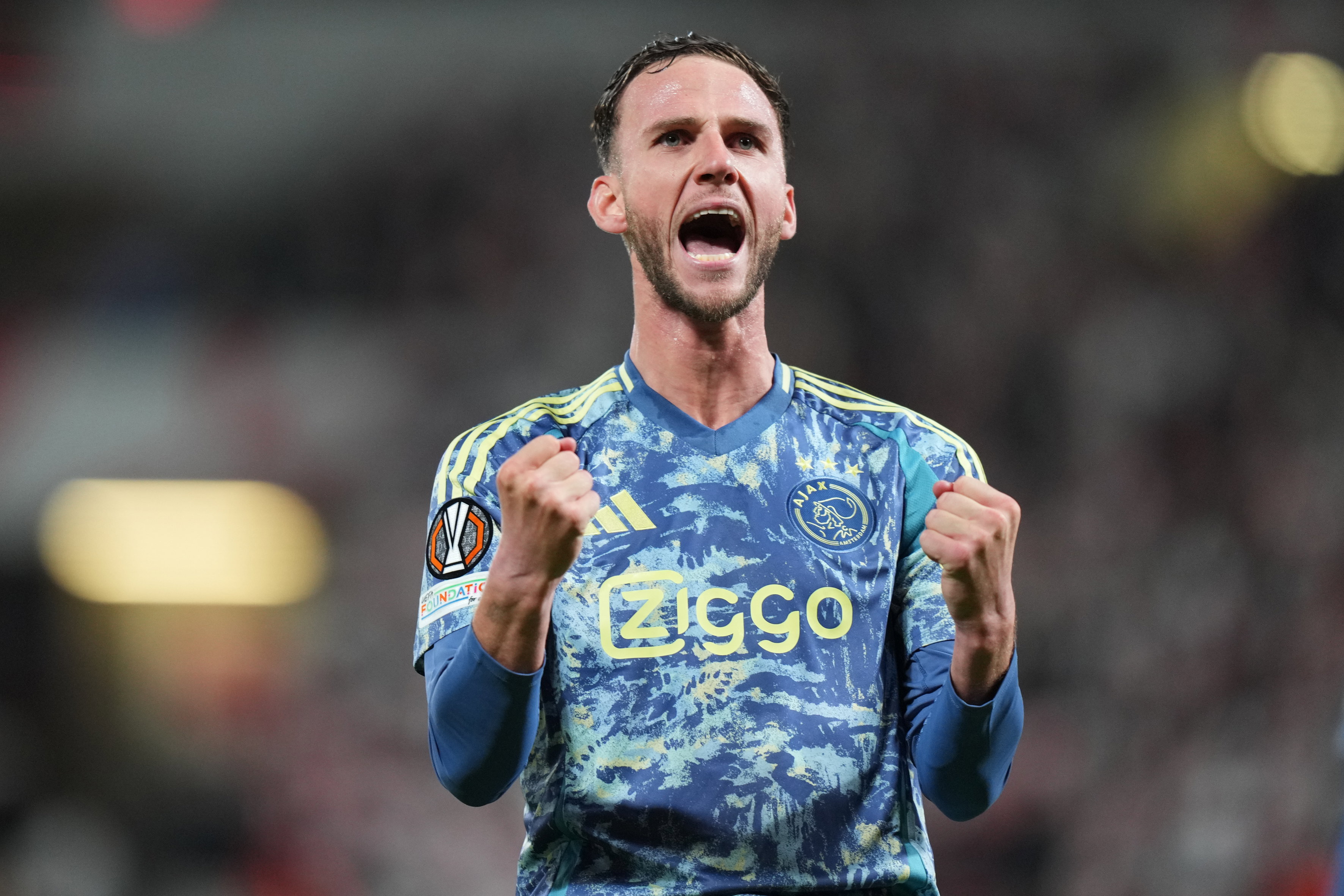 Branco van den Boomen scoorde tegen Slavia Praag