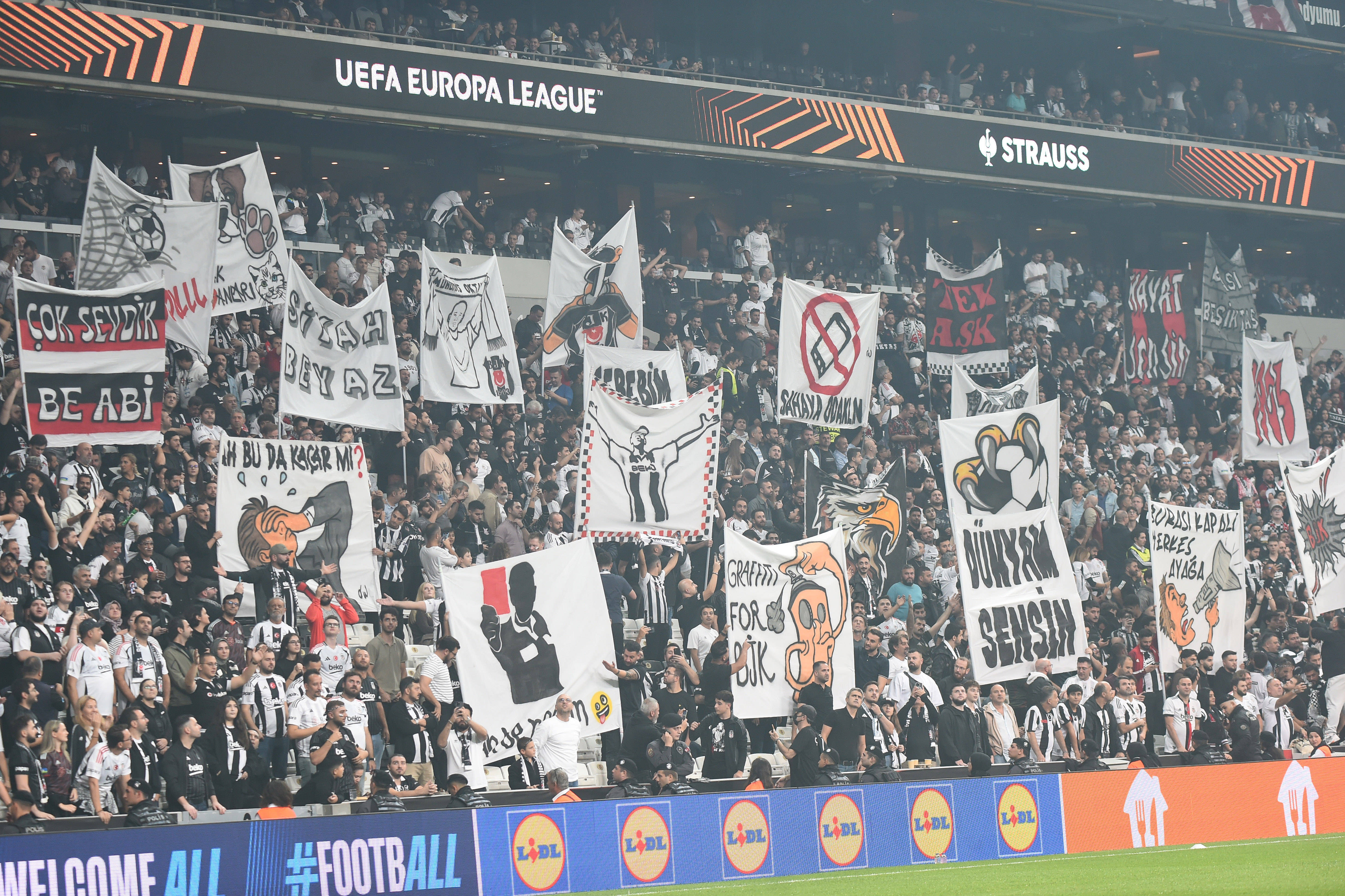Supporters van Besiktas