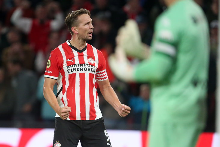 Luuk de Jong juicht