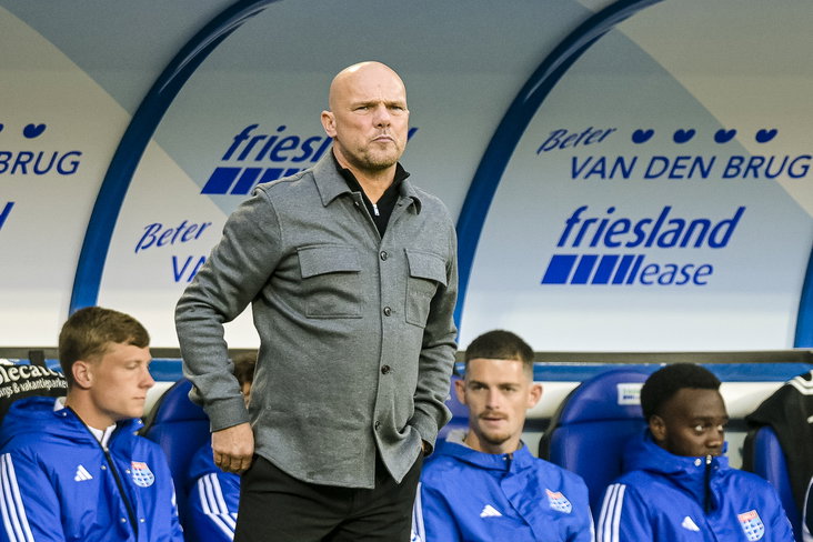 Johnny Jansen in het Abe Lenstra Stadion