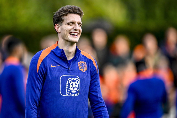 Guus Til bij het Nederlands elftal