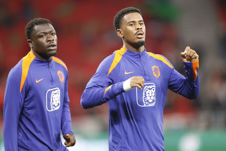 Jorrel Hato en Brian Brobbey