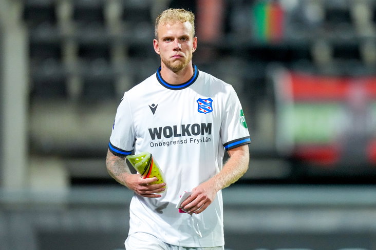 Luuk Brouwers baalt na het duel tegen NEC