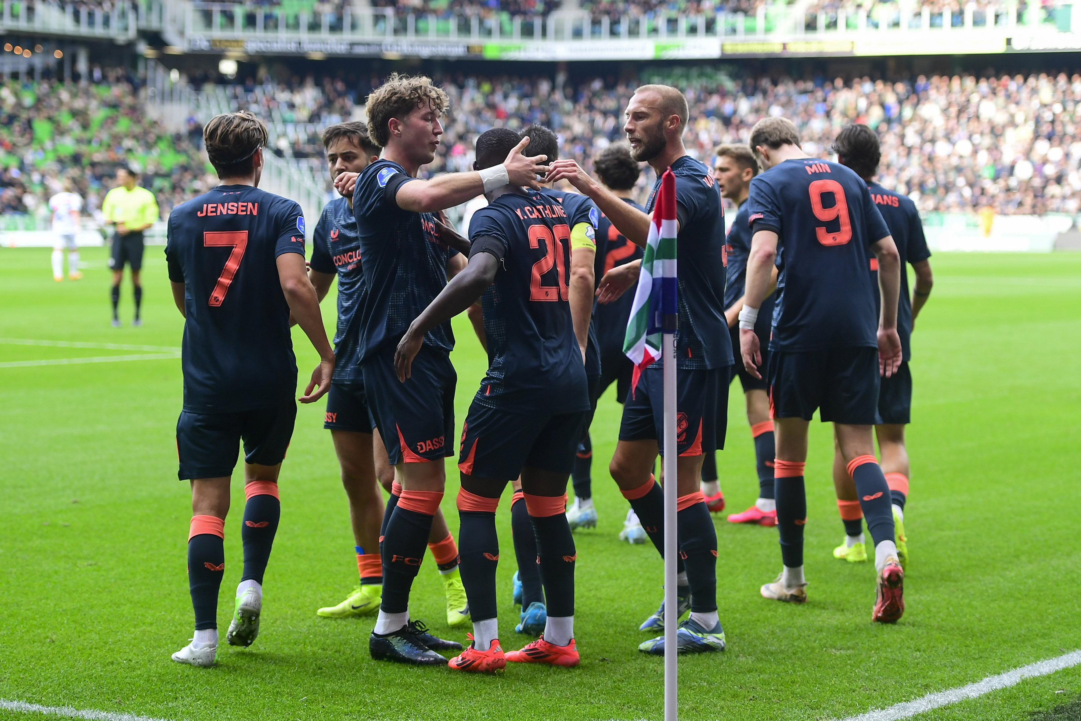 FC Utrecht viert de treffer tegen FC Groningen