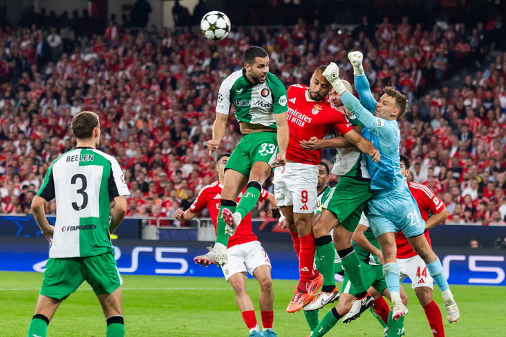 Benfica tegen Feyenoord in de Champions League