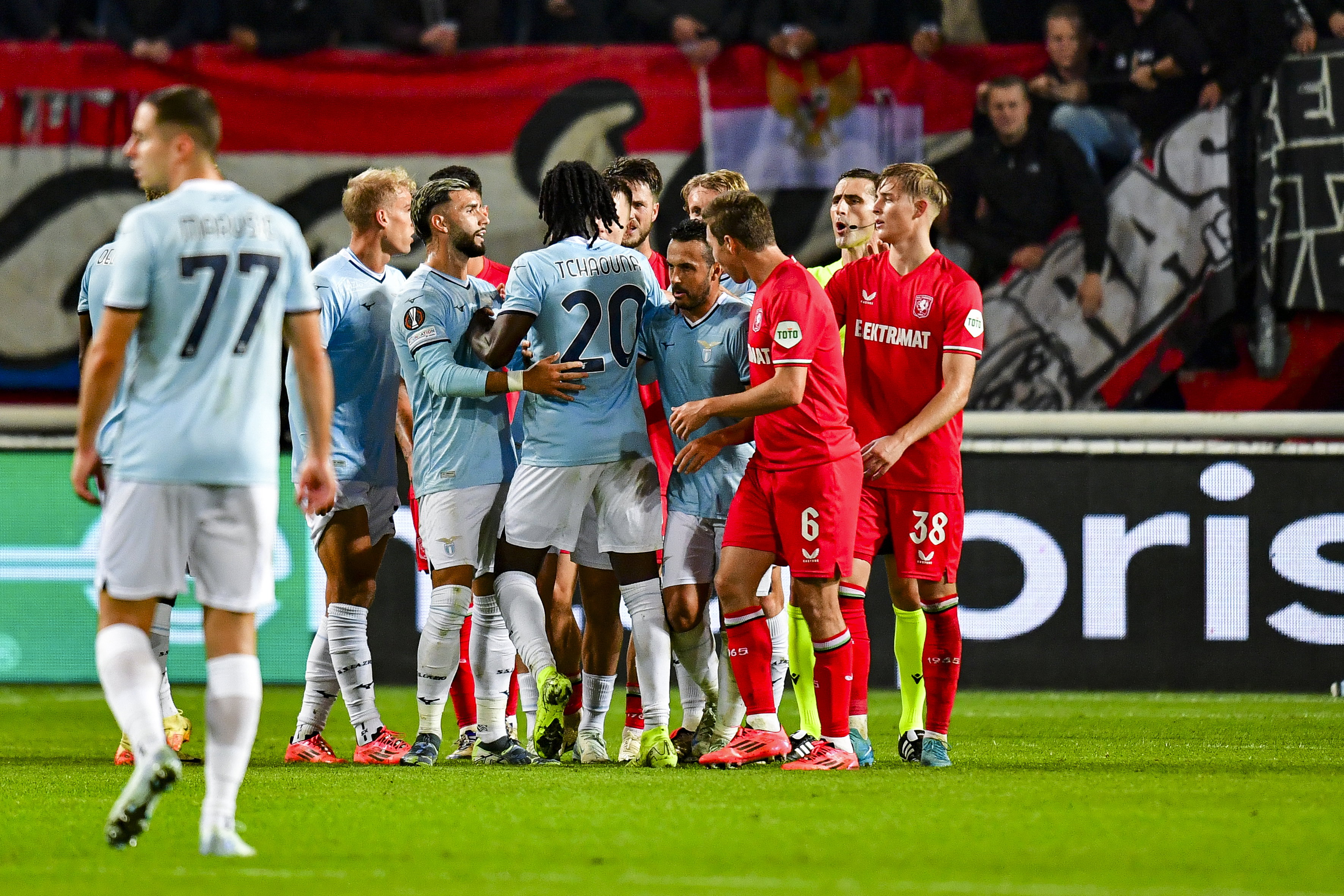 Ophef na de goal van Lazio