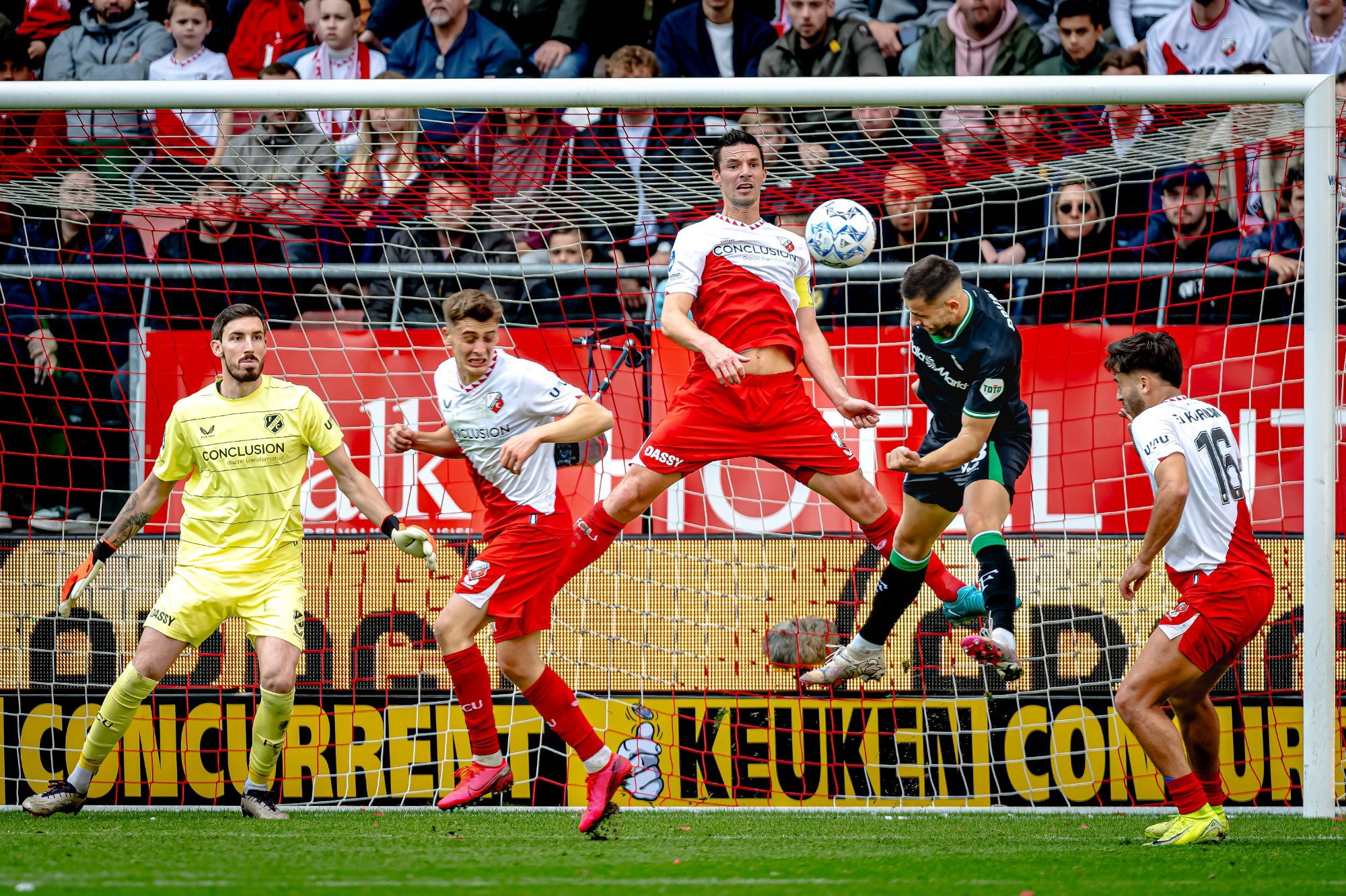 David Hancko tegen FC Utrecht