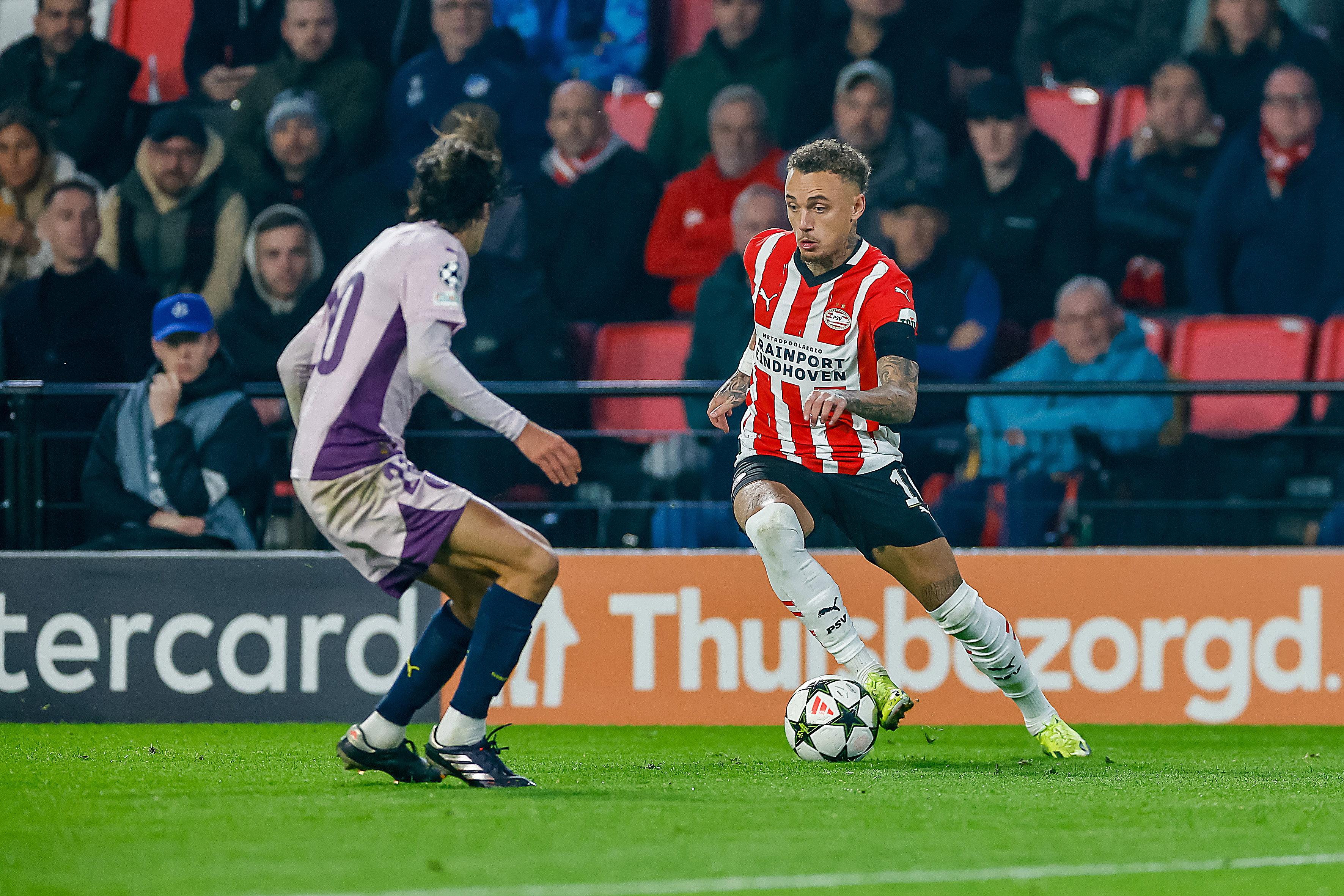 Noa Lang tegen Girona