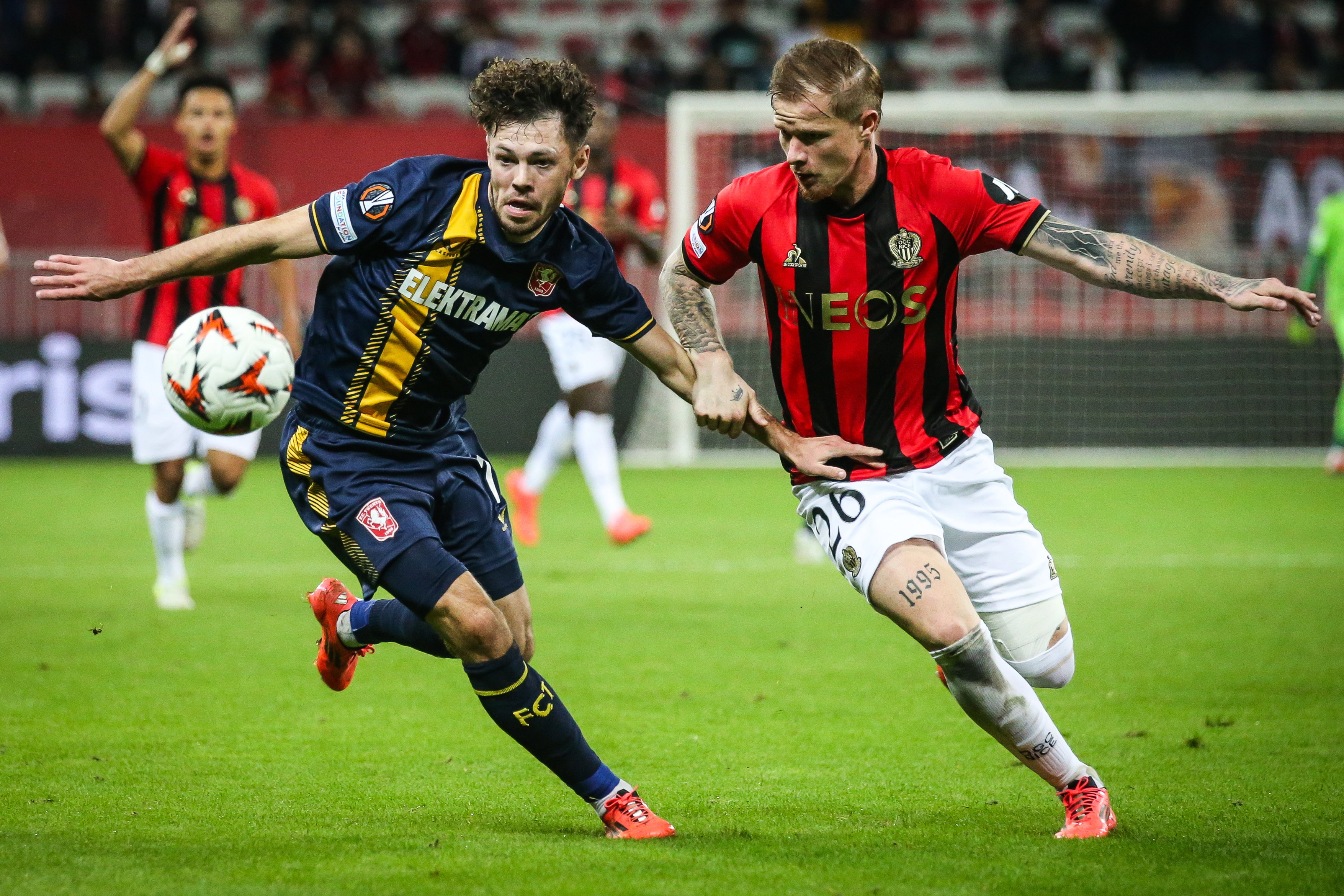 Mitchell van Bergen (links)
