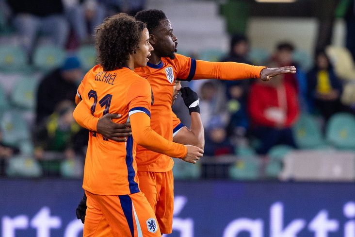 Noah Ohio na zijn goal tegen Slowakije