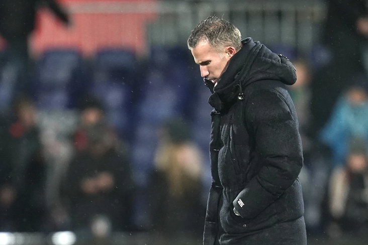 Robin van Persie baalt
