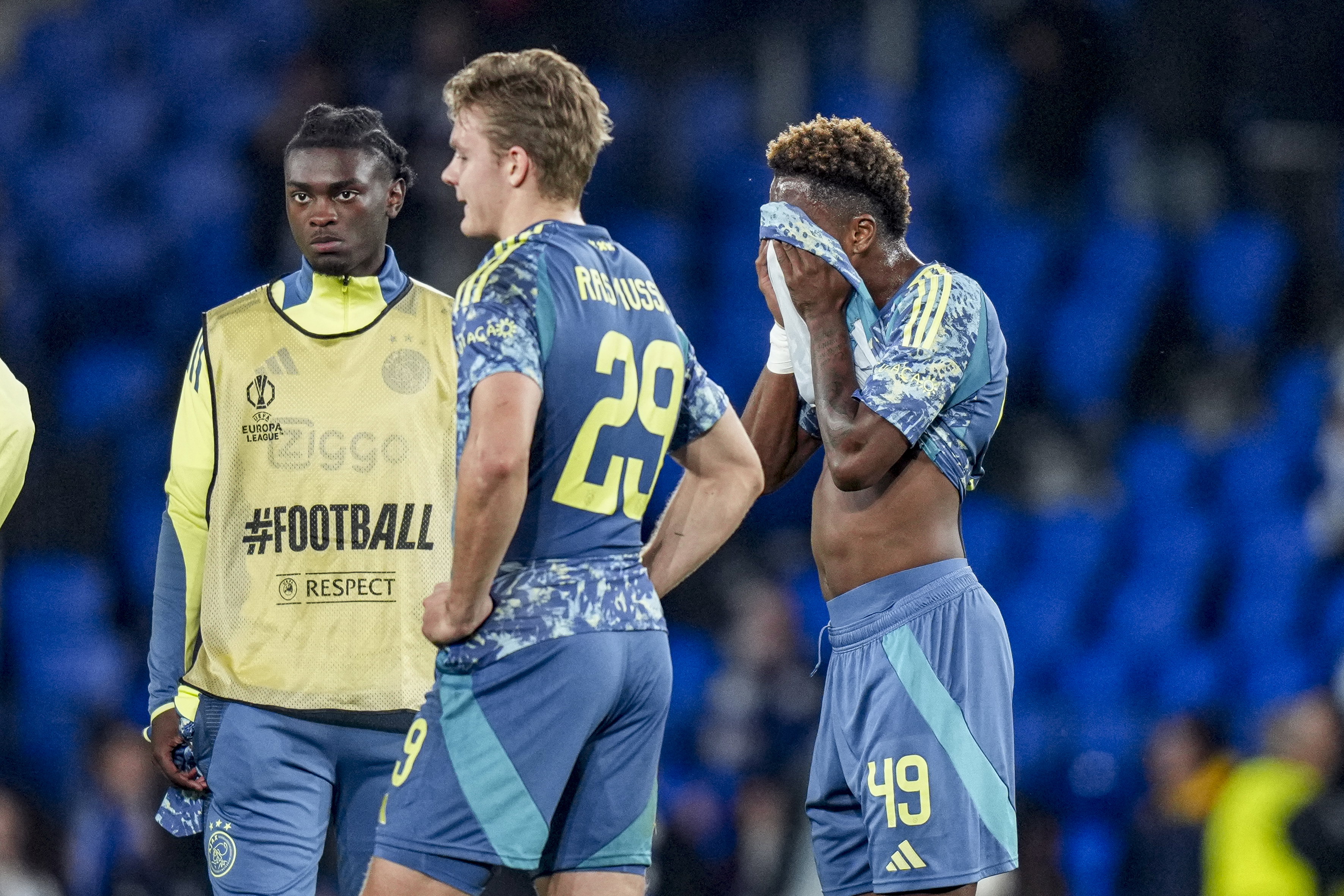 Ajacieden balen van de nederlaag tegen Real Sociedad