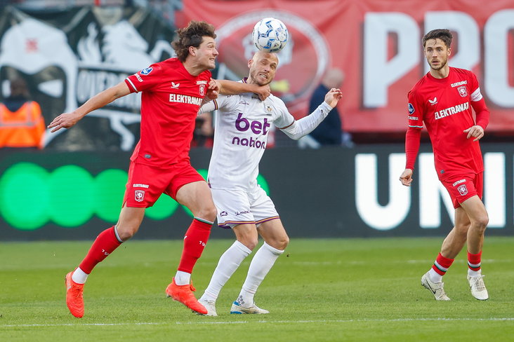 Sam Lammers en Ricky van Wolfswinkel bij FC Twente