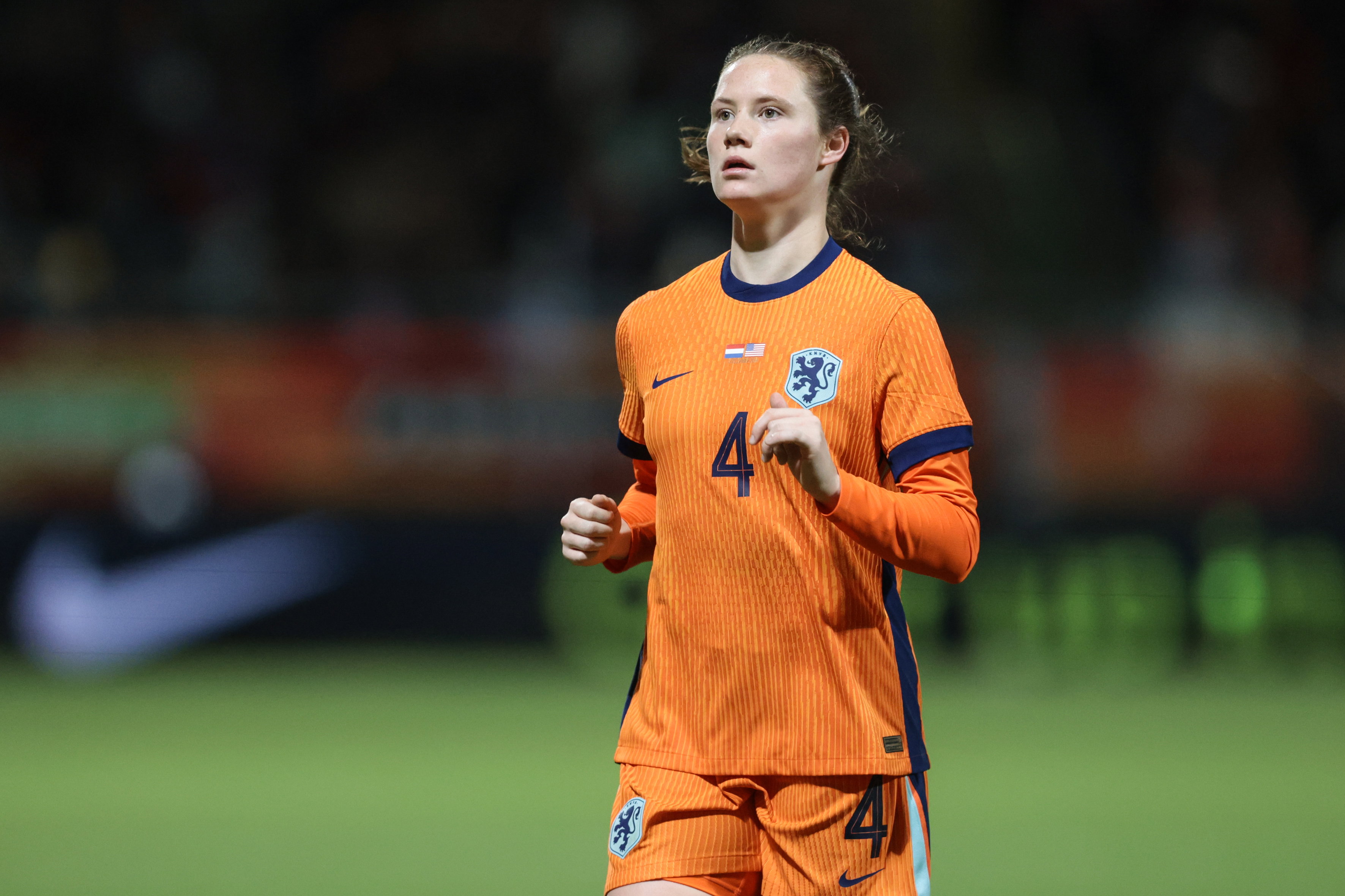 Veerle Buurman bij de OranjeLeeuwinnen