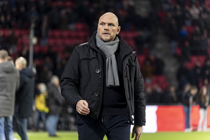 Joseph Oosting in het Philips Stadion