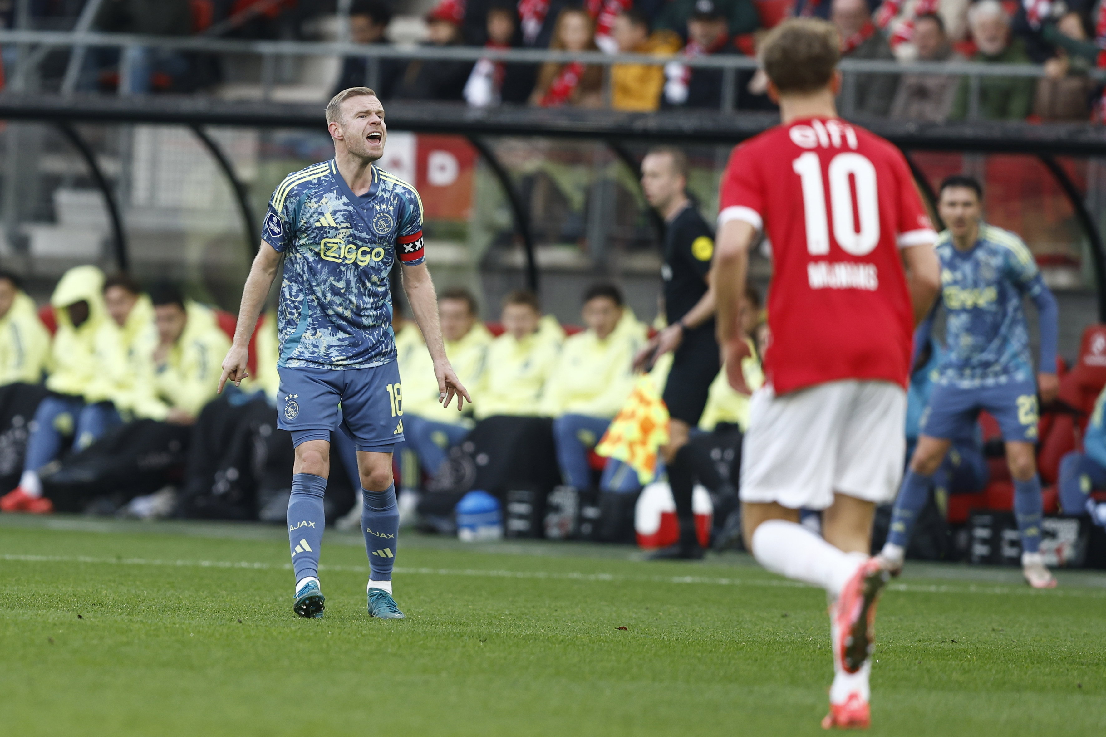 Davy Klaassen tegen AZ