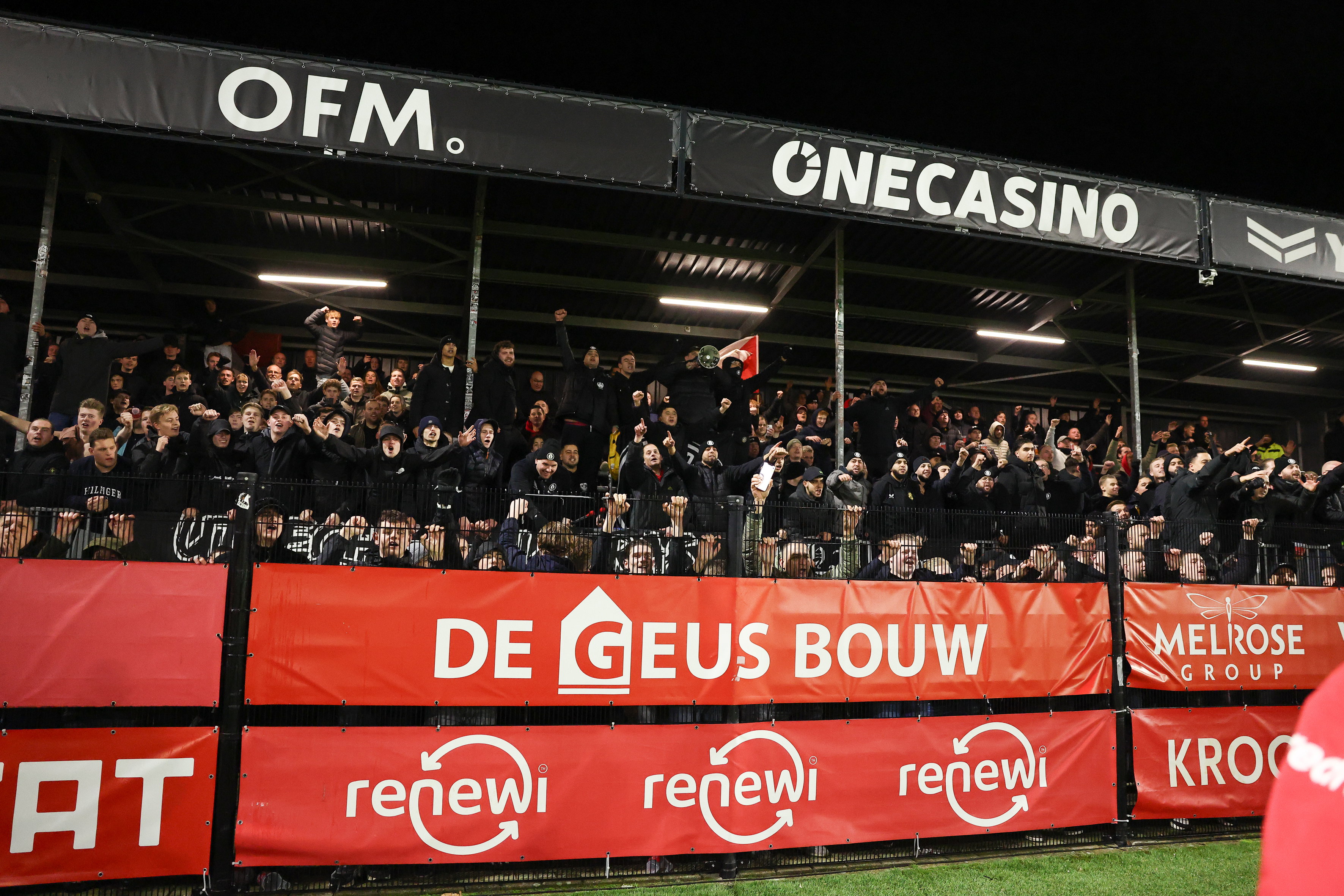FC Utrecht-fans in het Yanmar Stadion