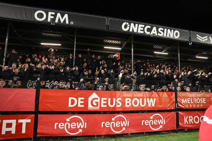 FC Utrecht-fans in het Yanmar Stadion