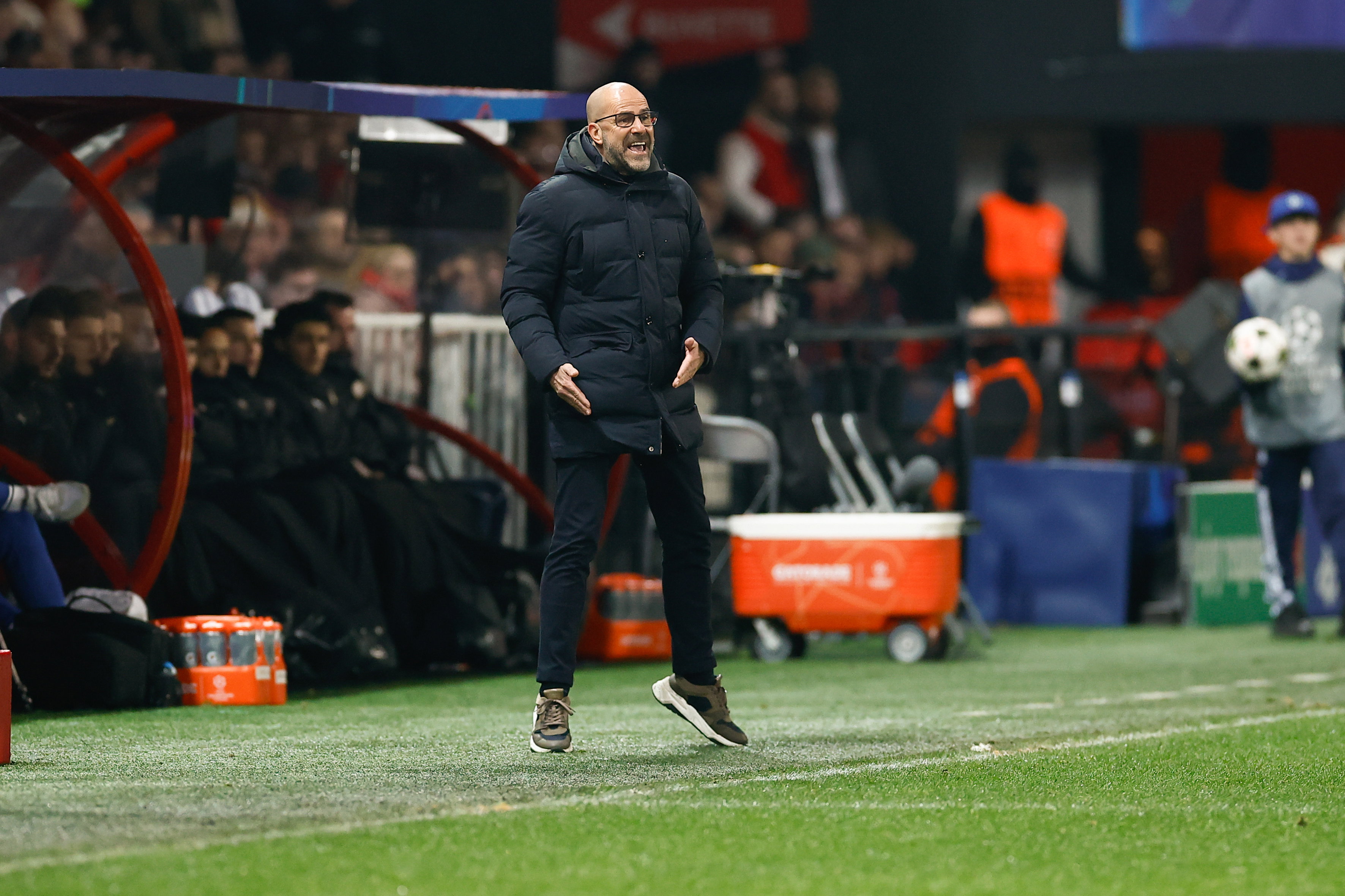 Peter Bosz tegen Stade Brest