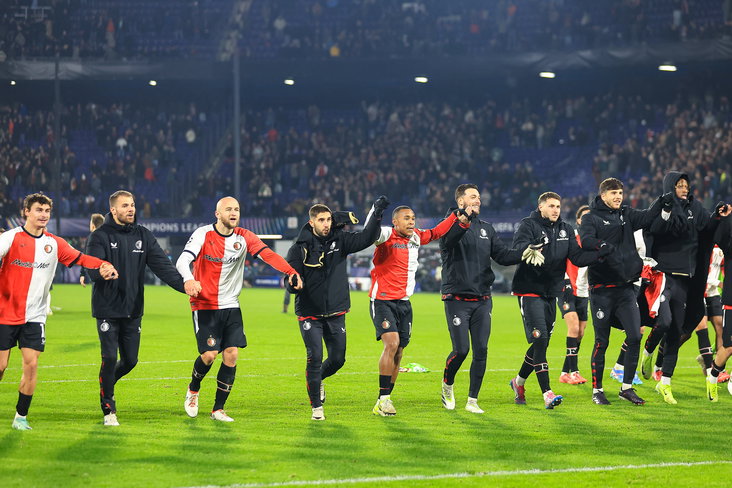 Feyenoord is trots na de overwinning op Sparta Praag