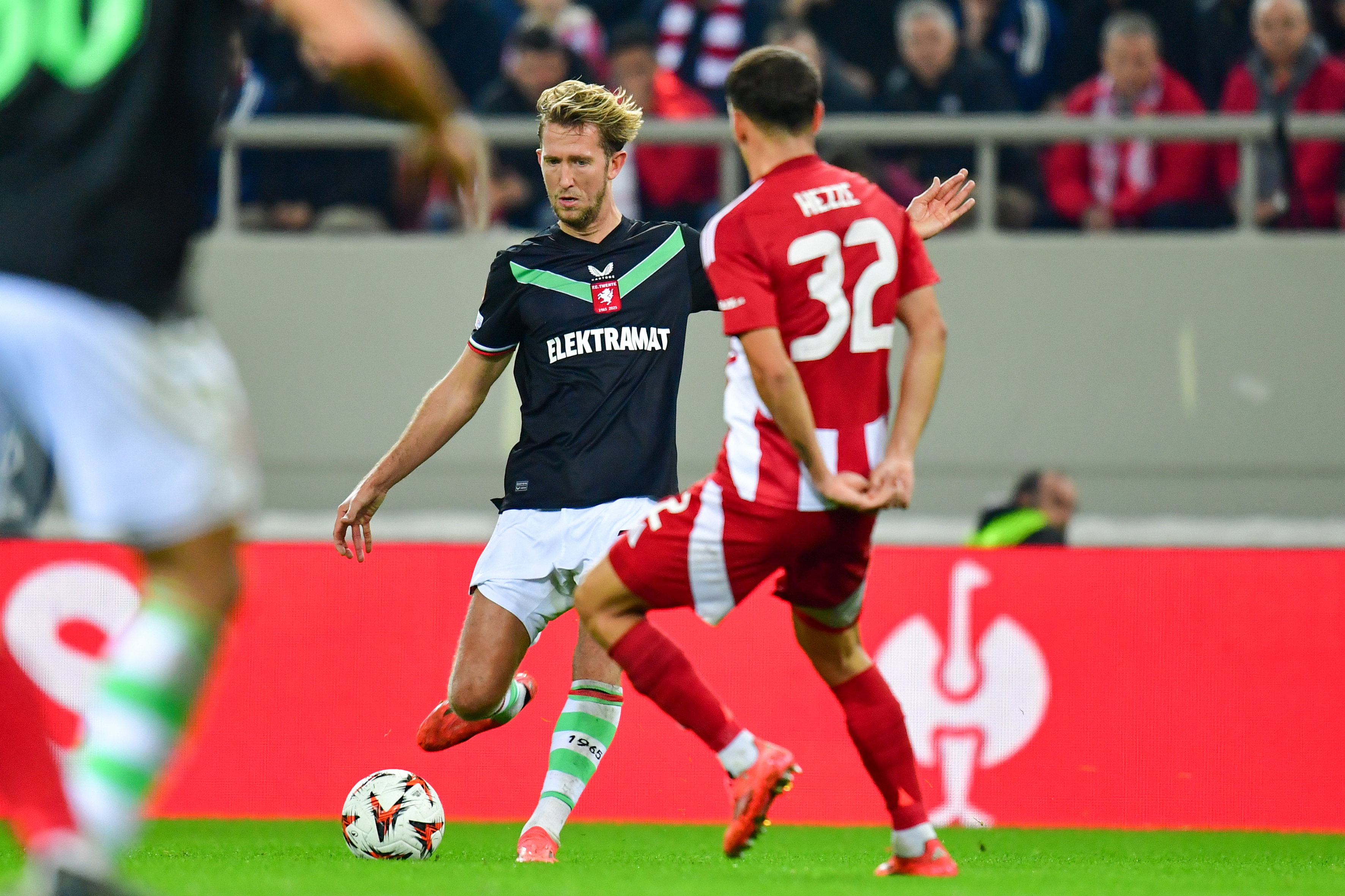 Michel Vlap tegen Olympiakos