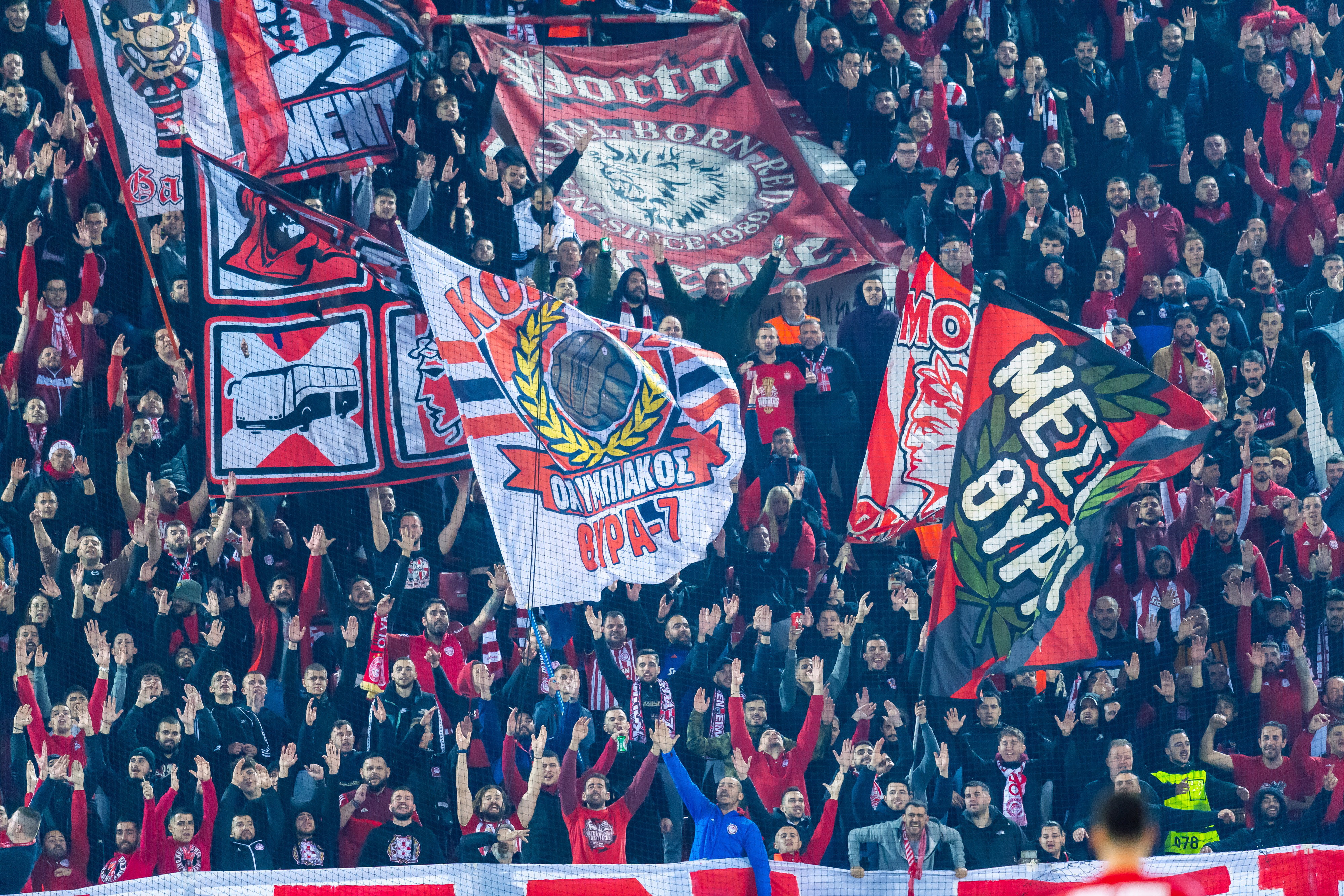 Supporters van Olympiakos