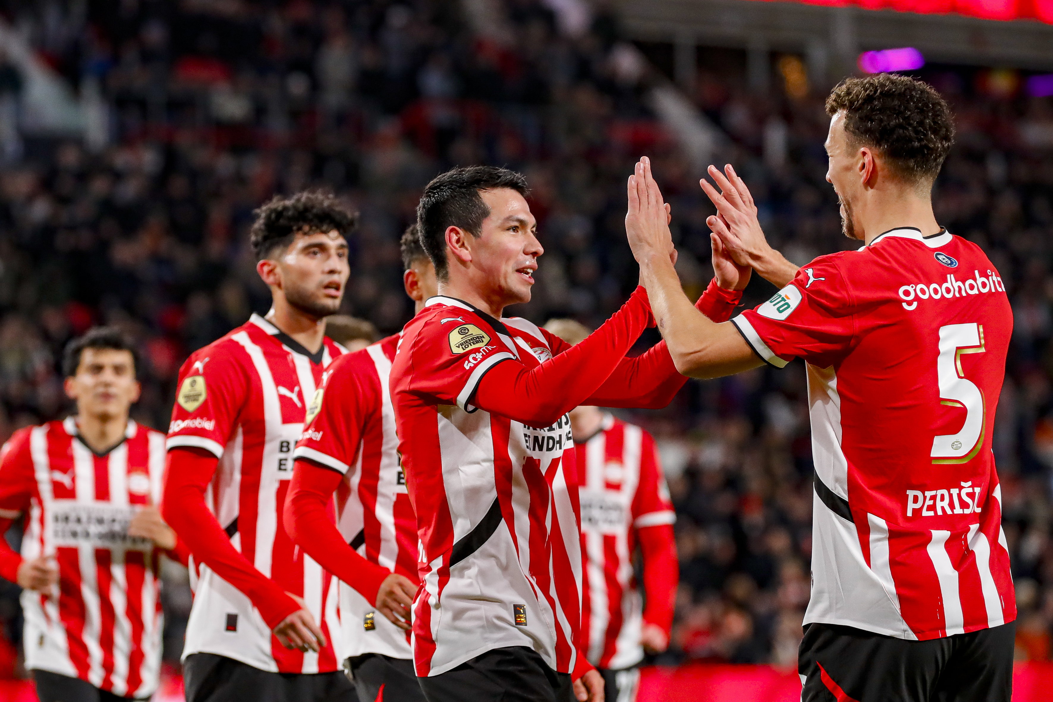 PSV viert een treffer tegen Koninklijke HFC