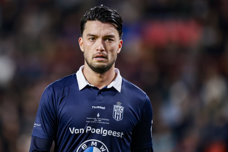 Wessel Boer als speler van HFC