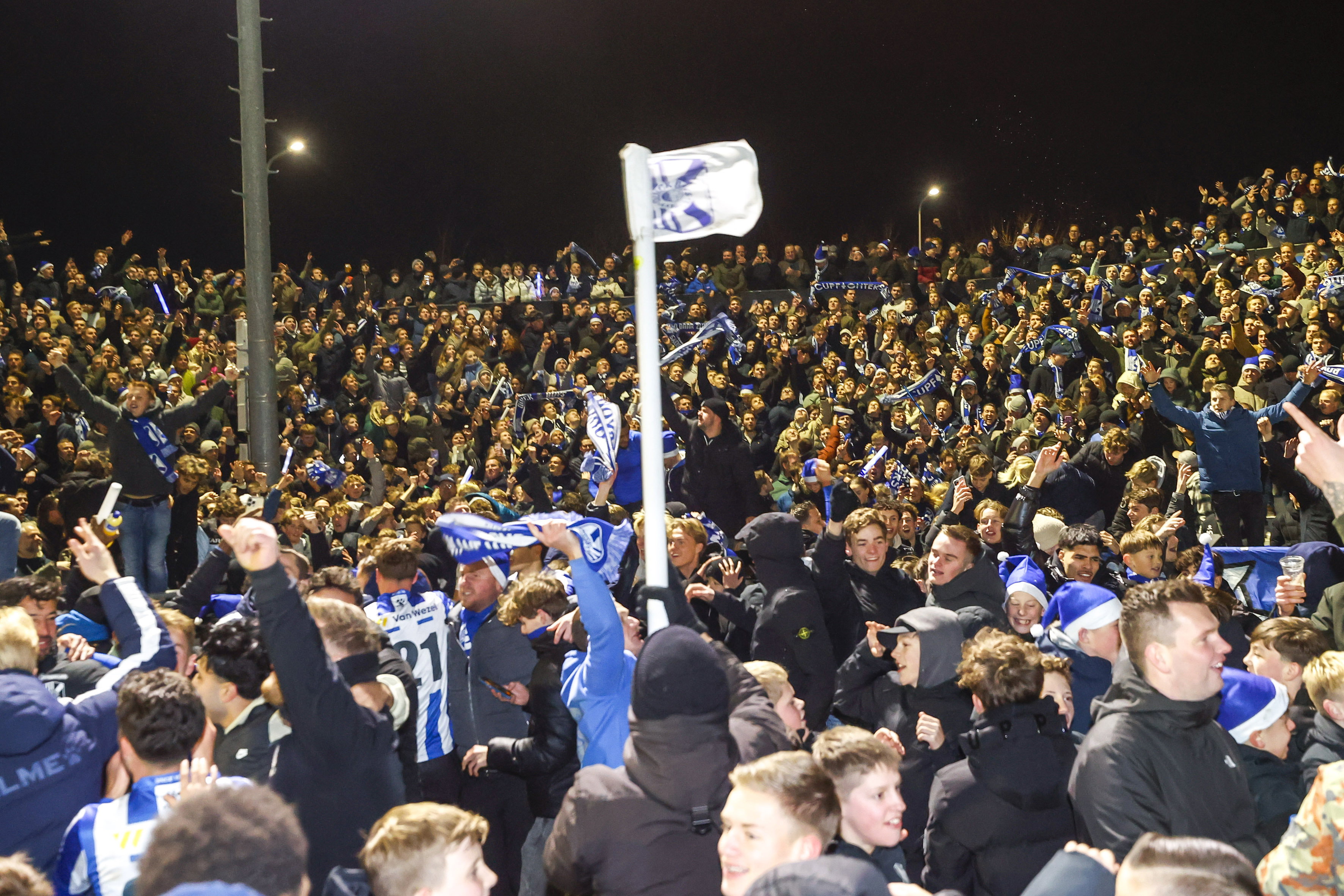 Feest bij Quick Boys na uitschakeling Fortuna Sittard