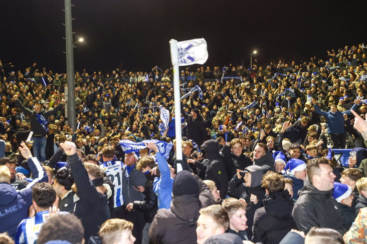 Feest bij Quick Boys na uitschakeling Fortuna Sittard