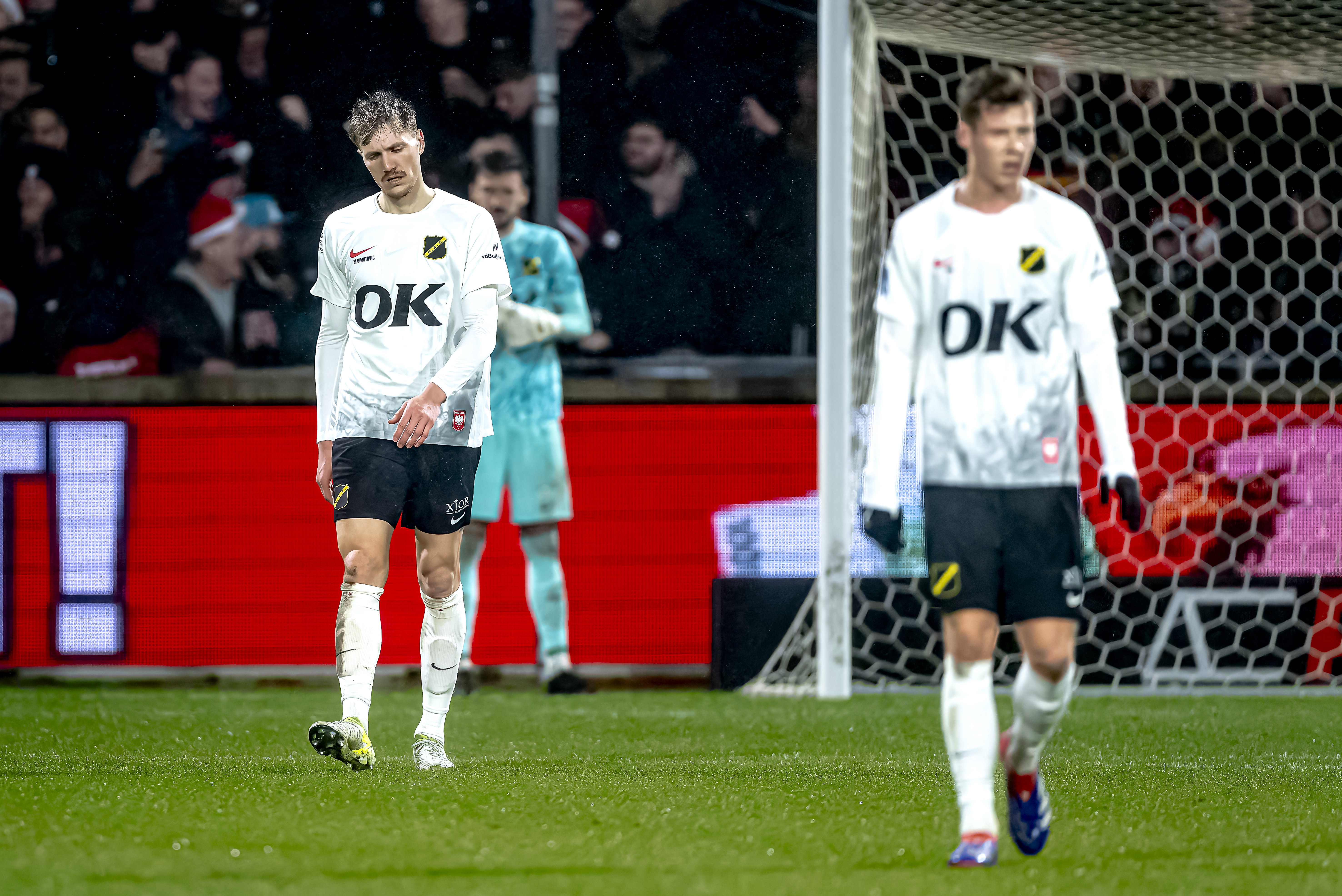 Enes Mahmutovic (NAC Breda) tegen Go Ahead Eagles